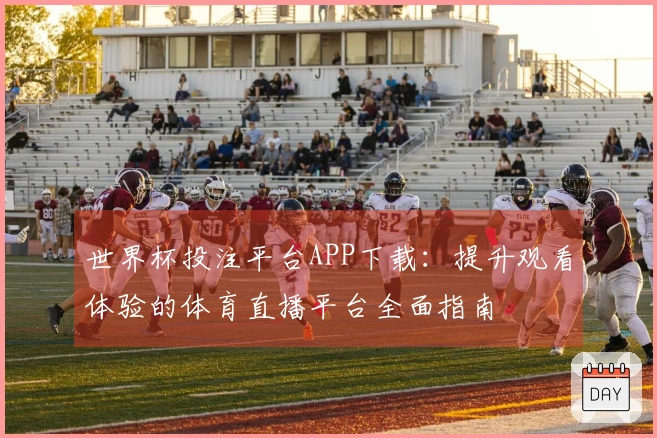世界杯投注平台APP下载：提升观看体验的体育直播平台全面指南